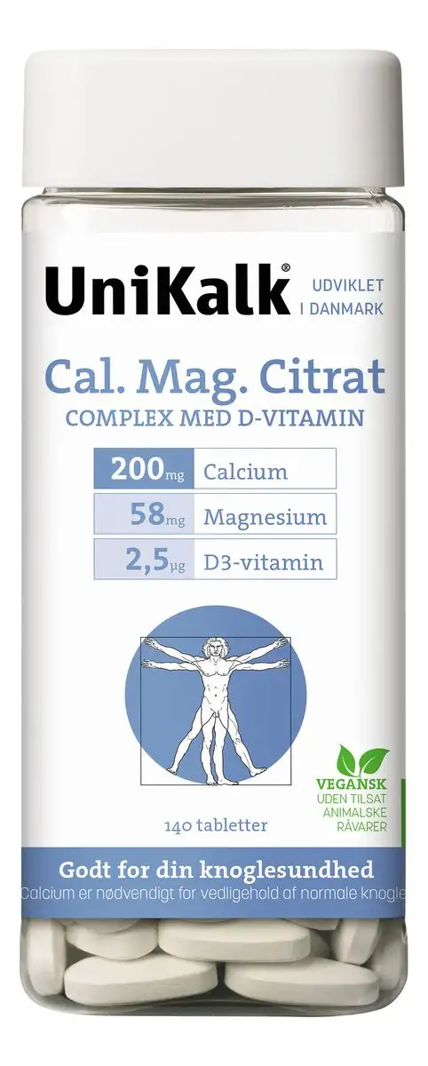 UniKalk Cal. Mag. Citrat - 140 tabl.