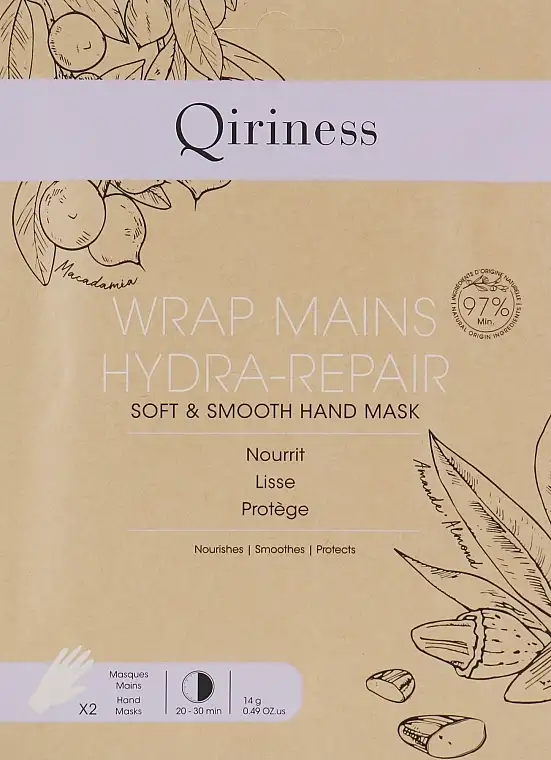 Blødgørende og udglattende håndmaske 76628133