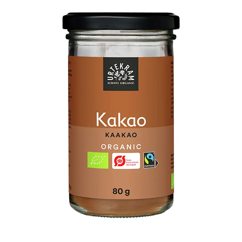 Urtekram Kakao fairtrade 10-12% Ø - 80 g