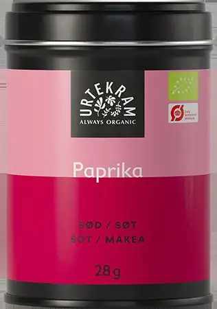 Urtekram Paprika Sød Ø - 28 g.