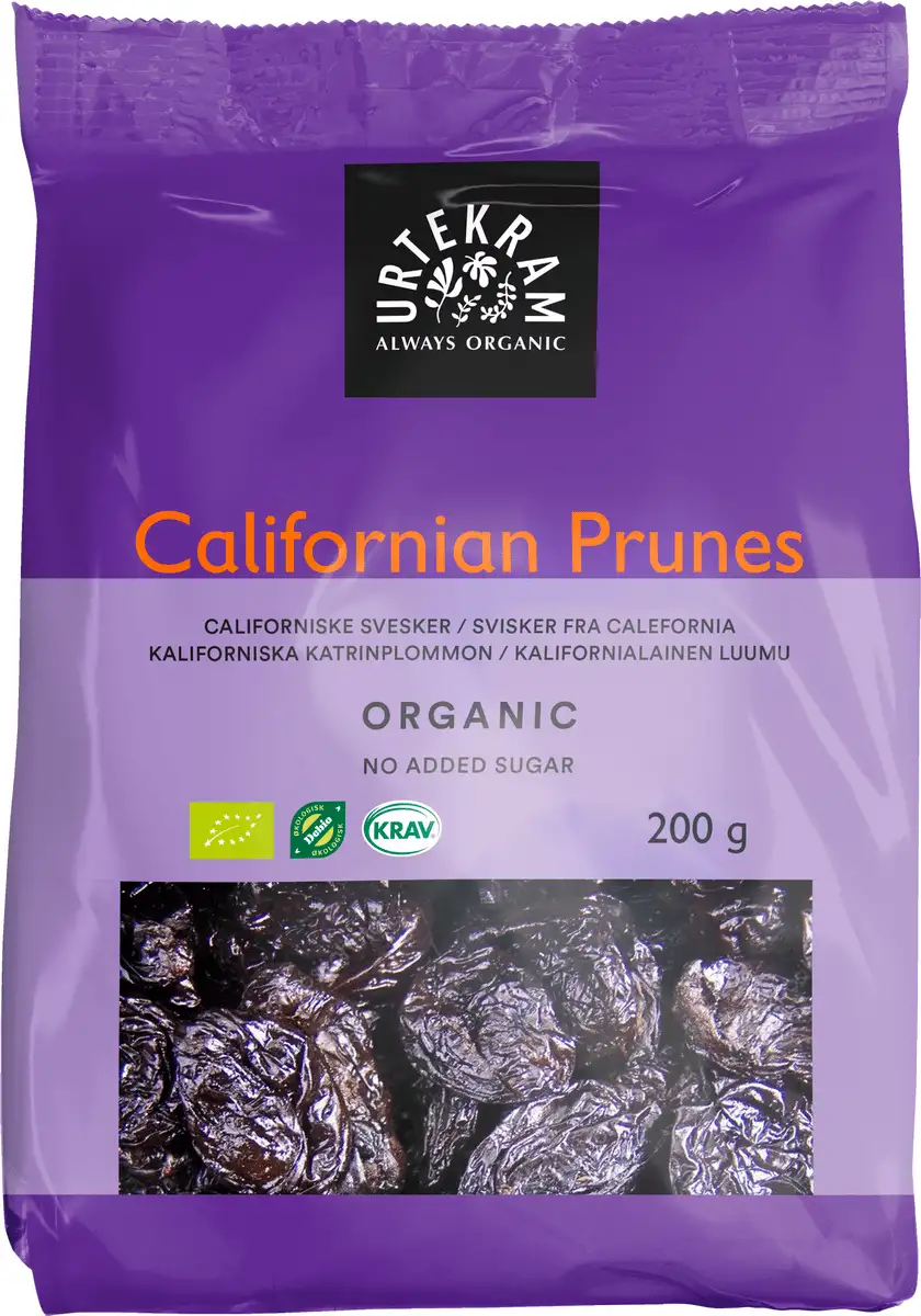 Urtekram Svesker Californiske Ø - 200 g.