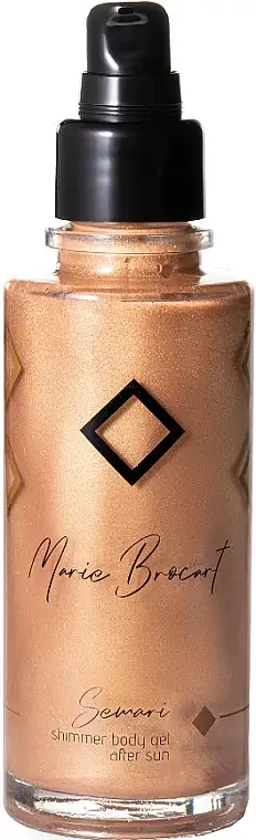 Body gel til efter solbruning med bioglitter partikler 37972245