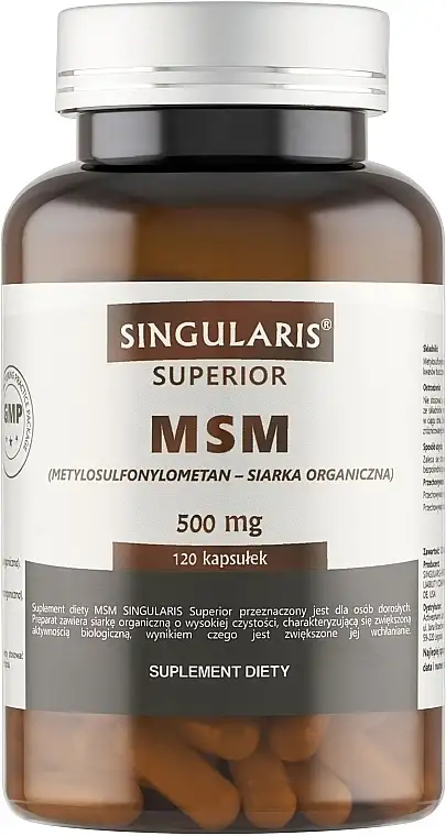Kosttilskud 'Methylsulfonylmethan' 500 mg, kapsler 51599669