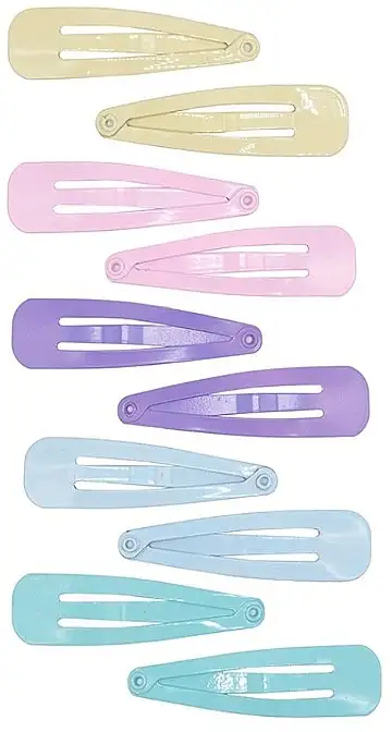 Farverige hårnåle 4 cm, 10 stk 16540026