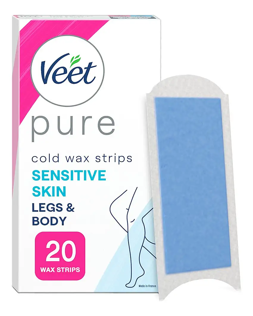 Veet Essential Inspirations Wax Strips Til Ben - 20 stk.