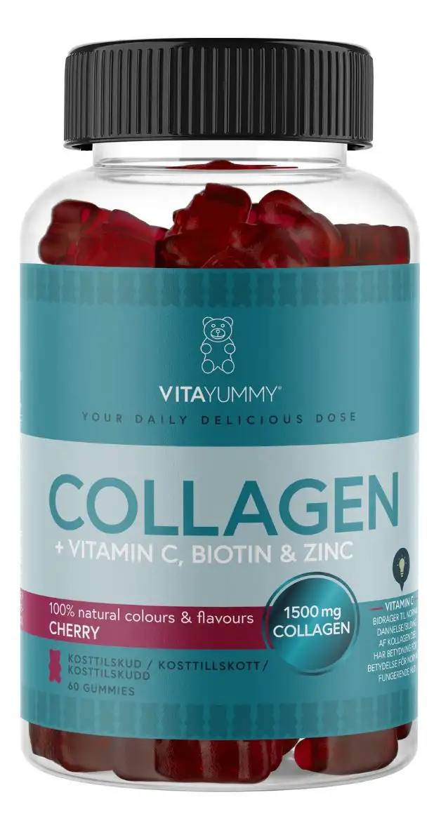 VitaYummy Collagen Cherry - 60 stk.