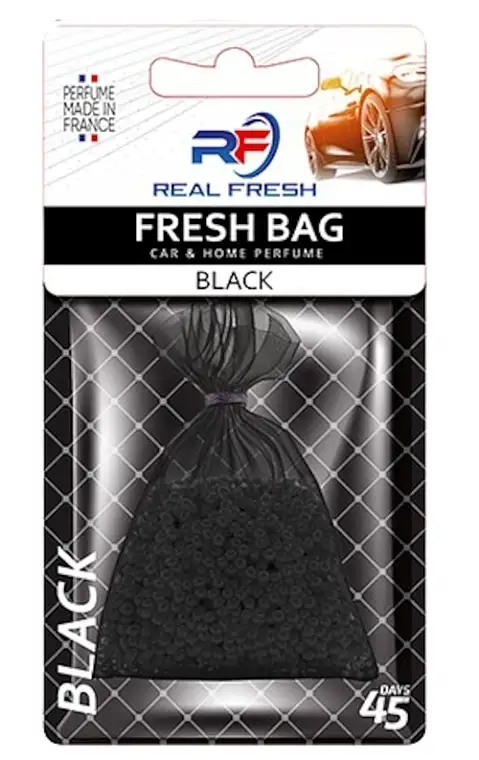 Luftfrisker til bil og hjem "Sort", pose med granulater 42018268