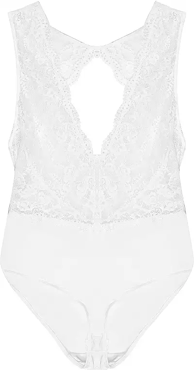 Kvinde Body 'Evalie Body', hvid 12879112