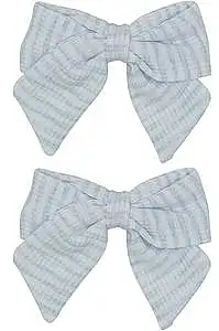 Hårspænder med sløjfer, 19211, 2 stk, blå 94413283