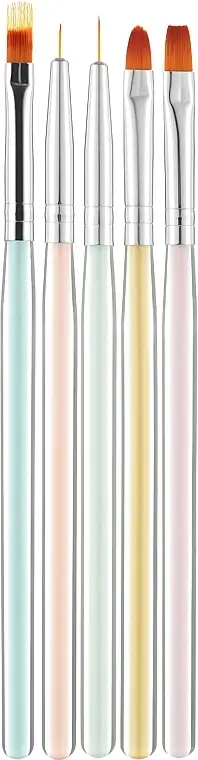 Nail Art børstesæt, 5 stk 47877393