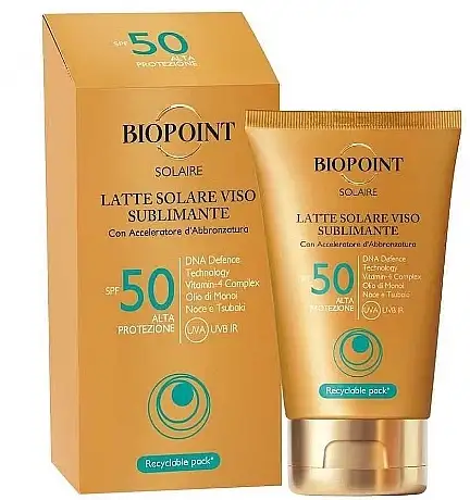 Solcreme ansigtslotion SPF50 94062435