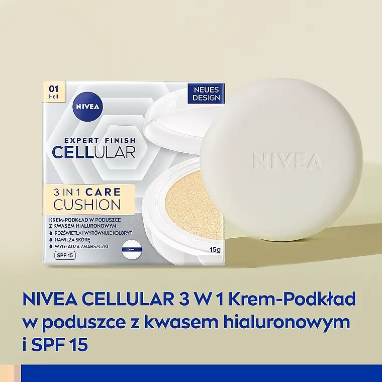 Nivea Hyaluron Cellular Filler 3in1 Care Cushion SPF 15 45321304