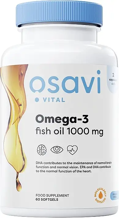 Kapsler "Omega-3 Fiskeolie 1000 mg", citronsmag 20294589