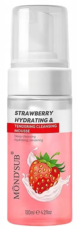 Rensemousse til ansigtet med jordbær 94241969