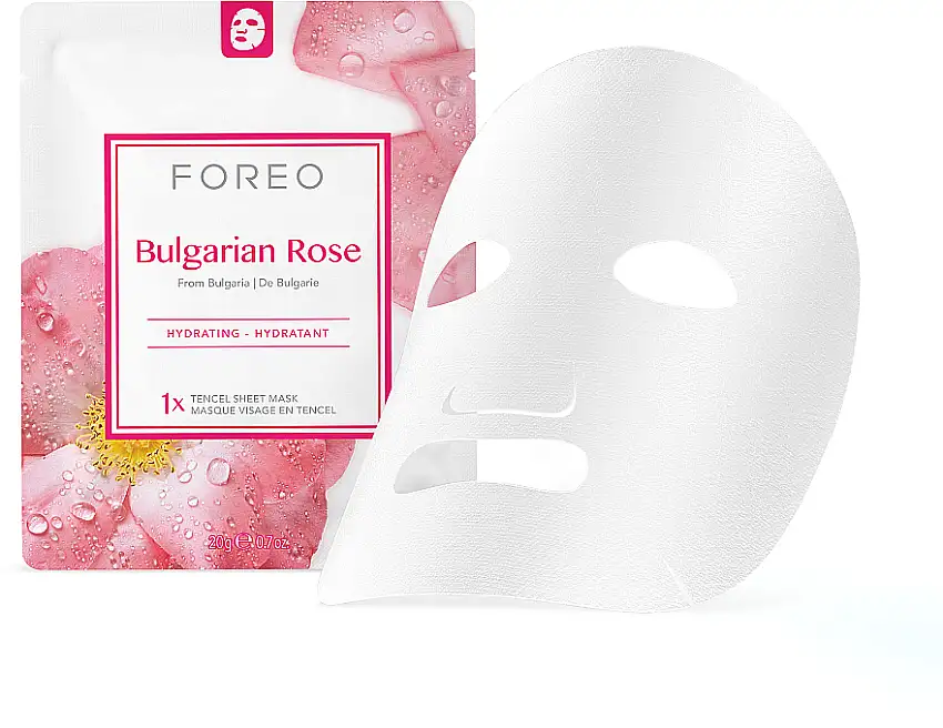 Rose Vand Sheet Smart Mask til tør hud 59884466