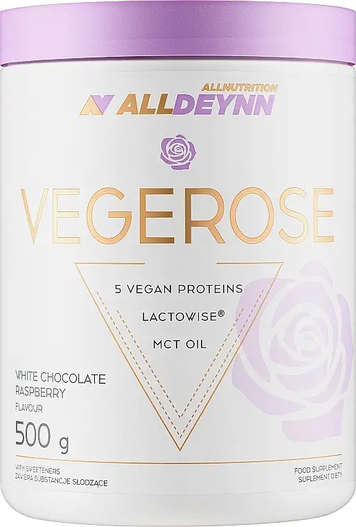 Vegetabilsk protein med hvid chokolade og hindbær 16130480