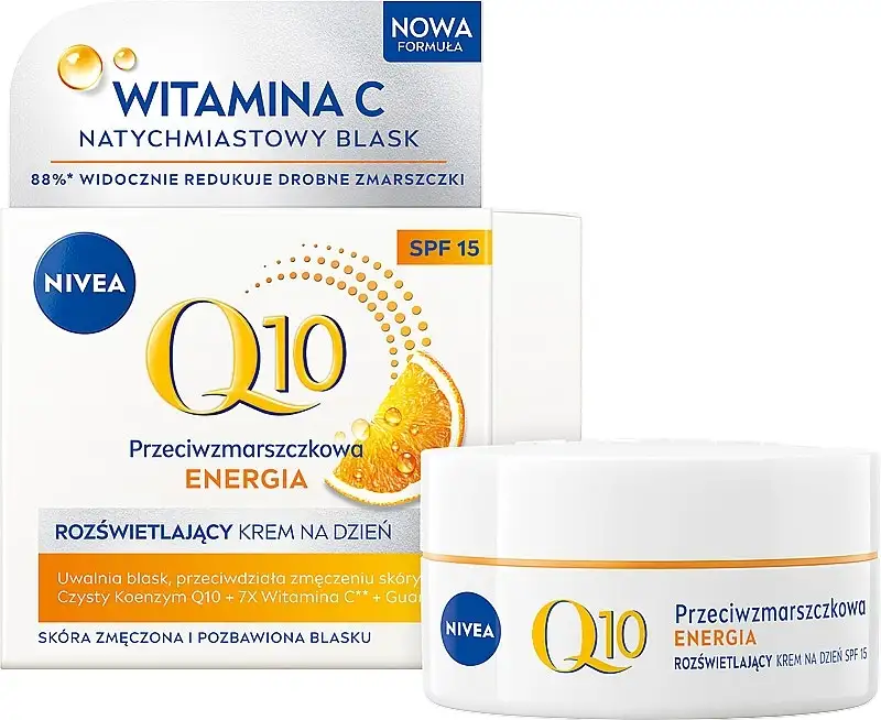 Anti-rynke ansigtscreme Q10 plus C til strålende og frisk hud med SPF 15 96645134