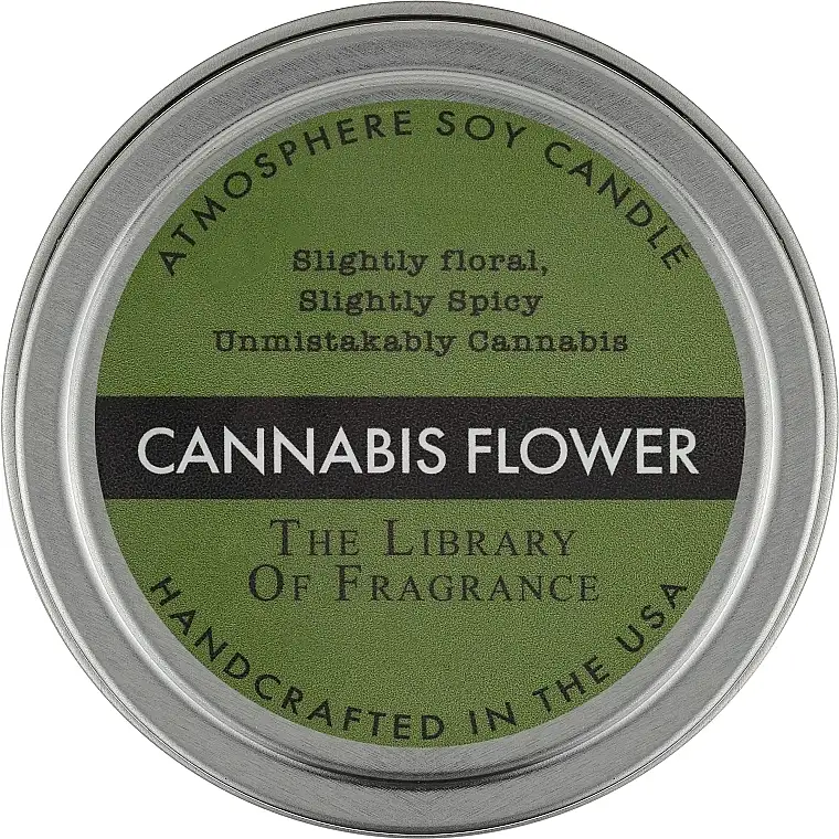 Aromatisk soja stearinlys "Cannabis blomst" 65266656