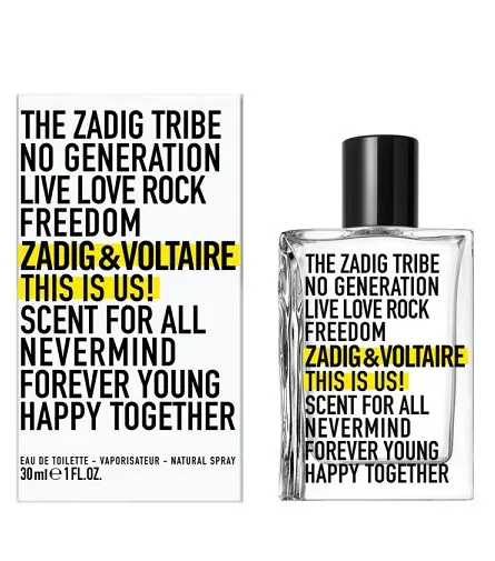 Zadig & Voltaire This Is Us! eau de toilette unisex 30 ml