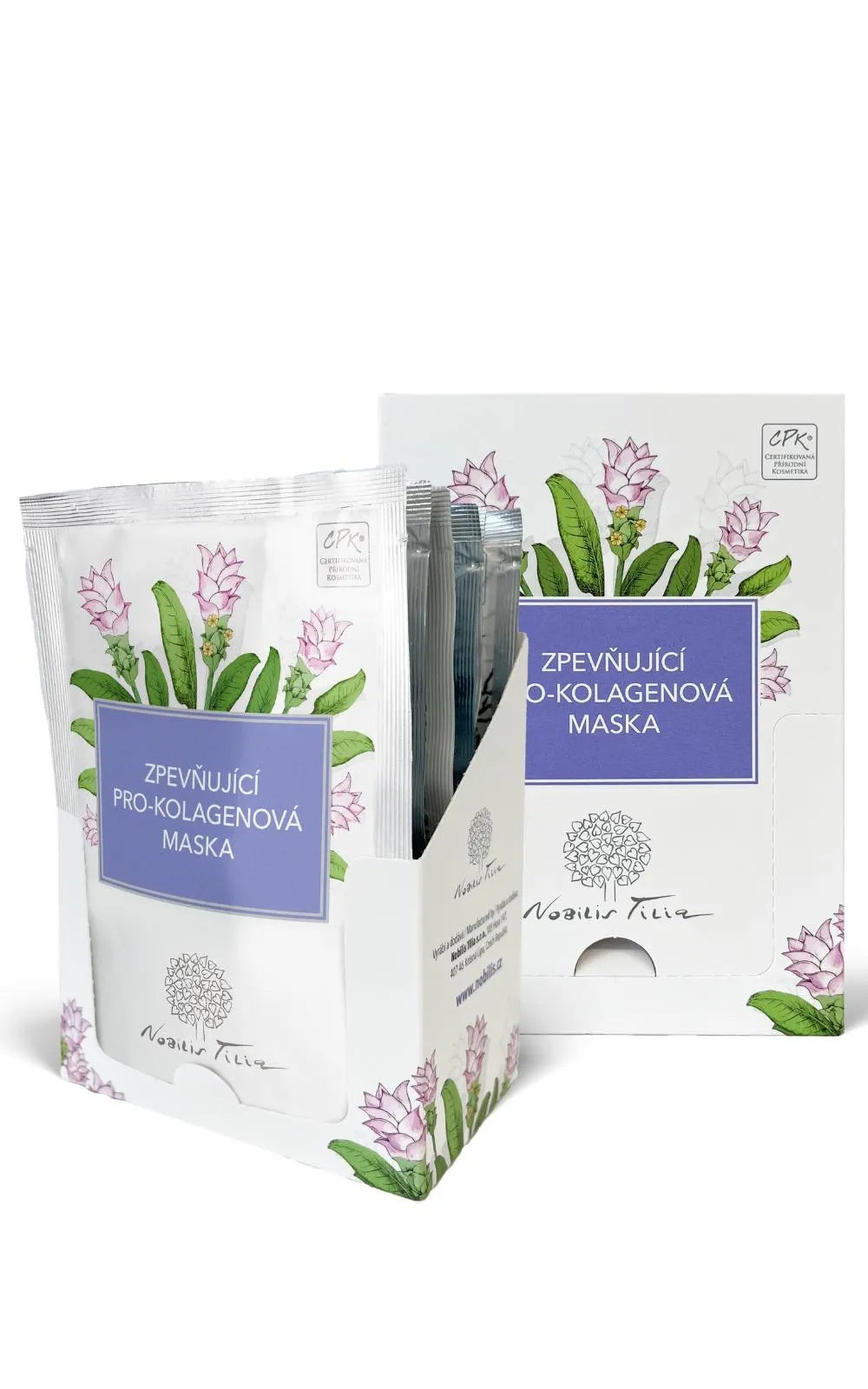 Nobilis Tilia Opstrammende pro-collagen maske 6 x 25 g